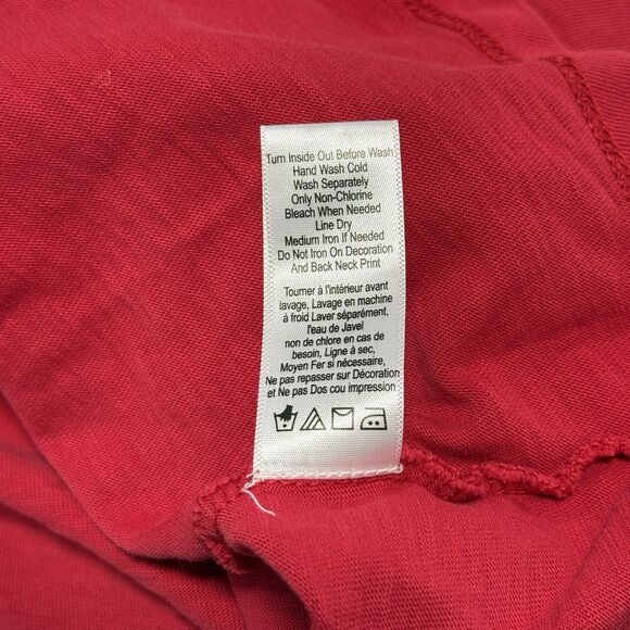 Coldwater Creek Reindeer Long Sleeve Top 1X Bead Embroidery Christmas Holiday - Picture 9 of 10